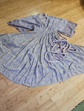 Magnolia Pearl Block print dress With Belt